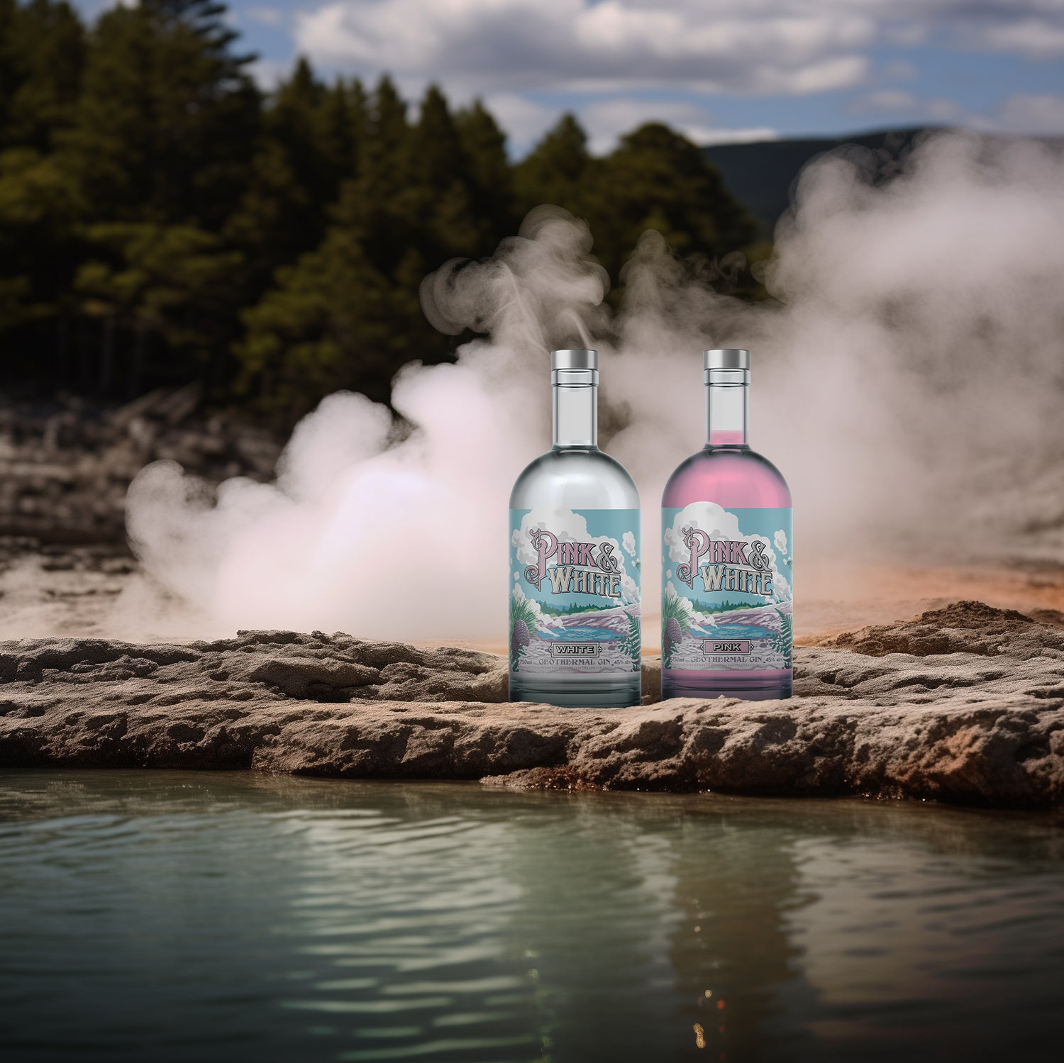 Pink & White - Geothermal Gin