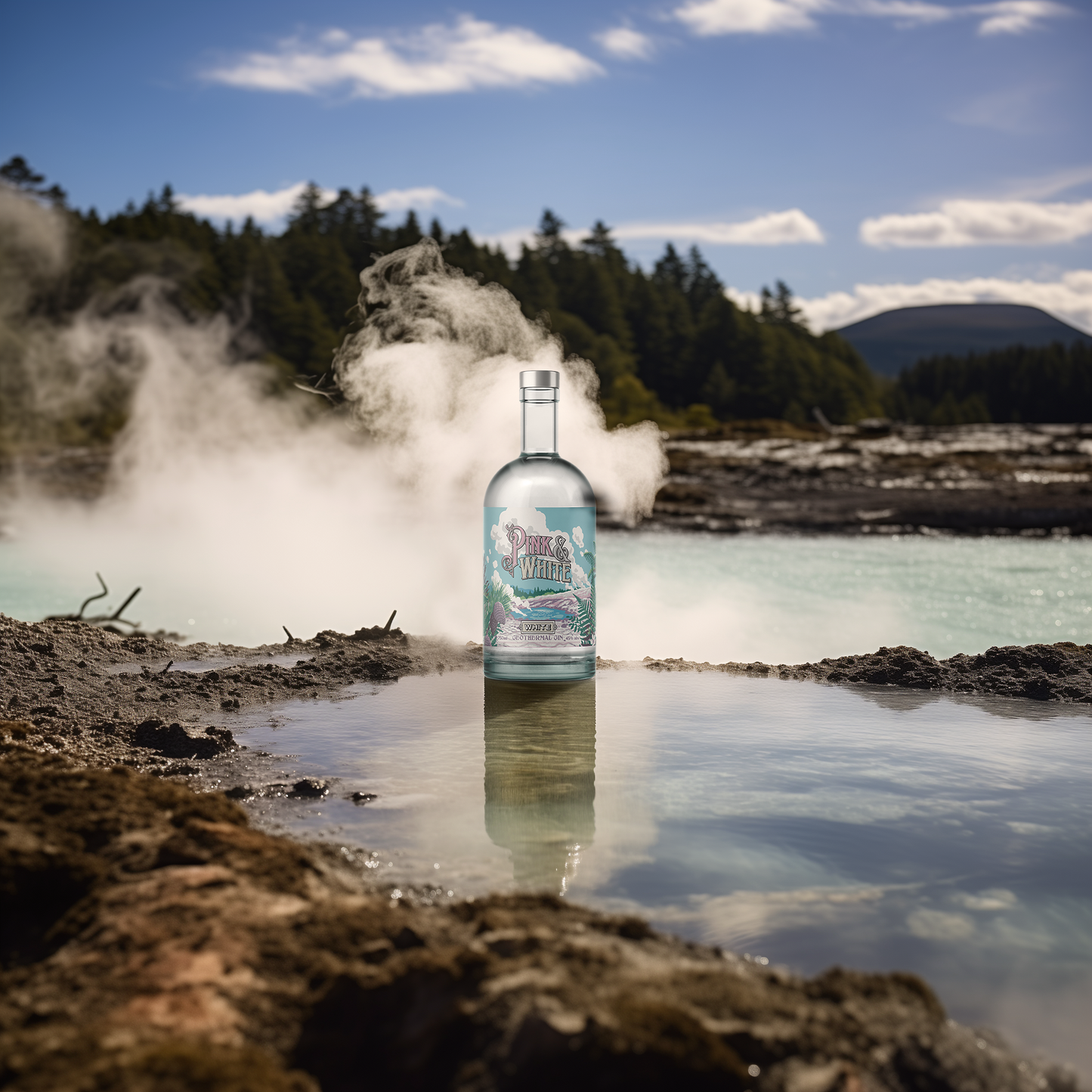 Pink & White - White London Dry 700ml 40% ABV